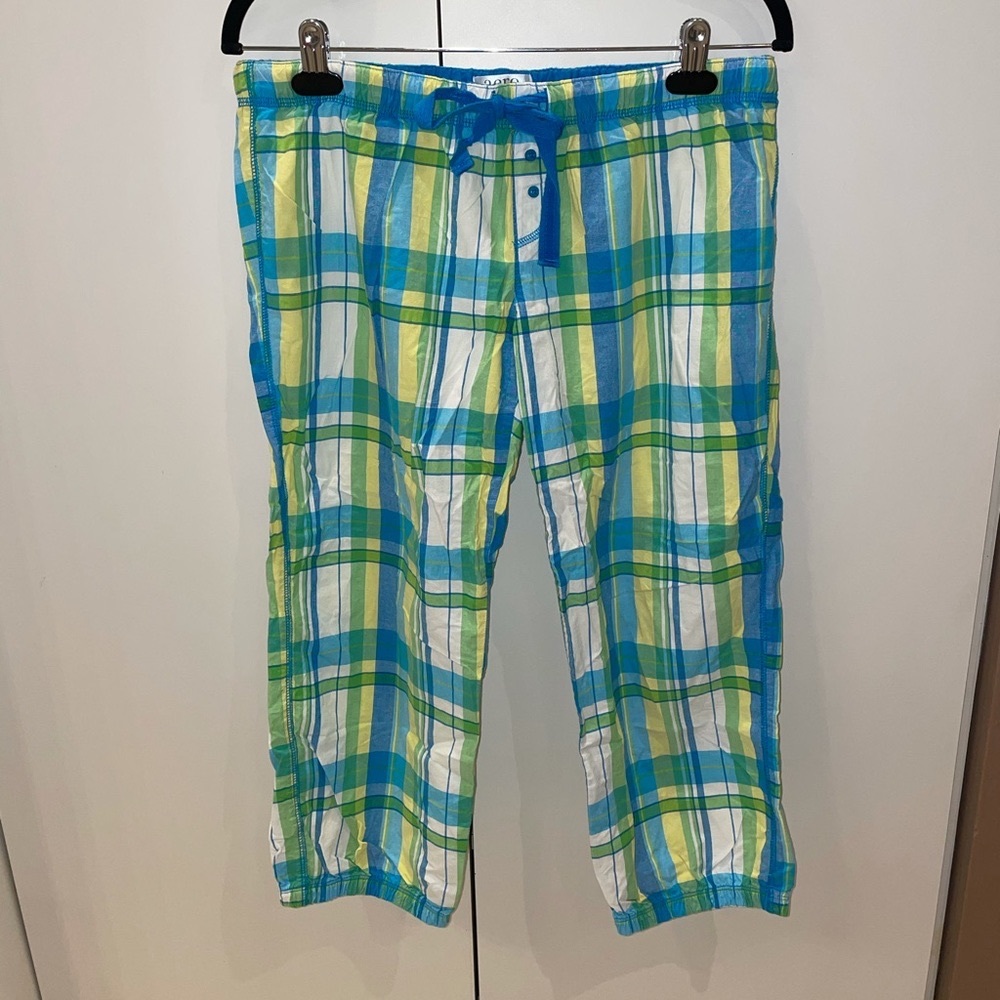Aeropostale Blue/Green Pajama Pants, free blue top